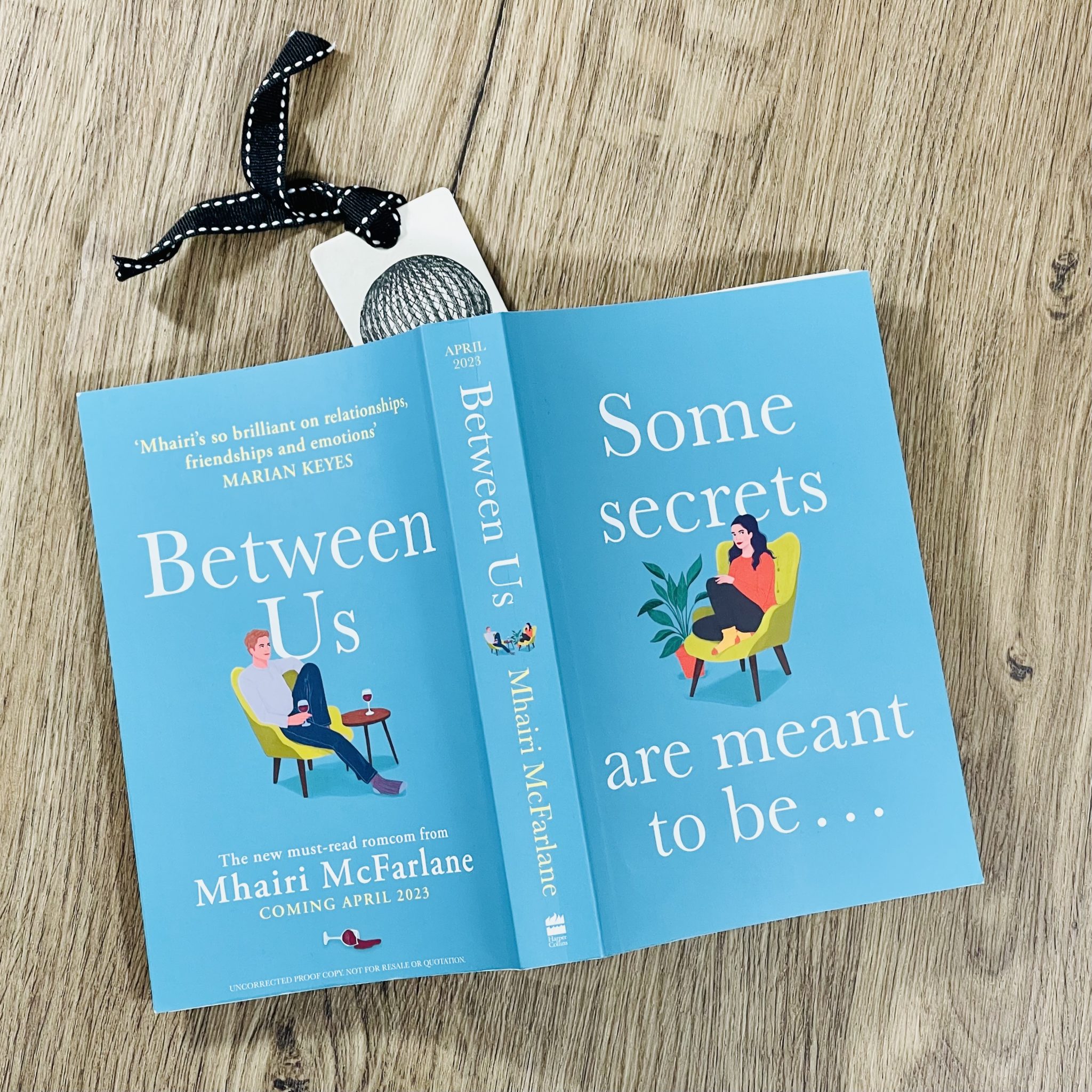 Between Us by Mhairi McFarlane - Tea Leaves & Reads