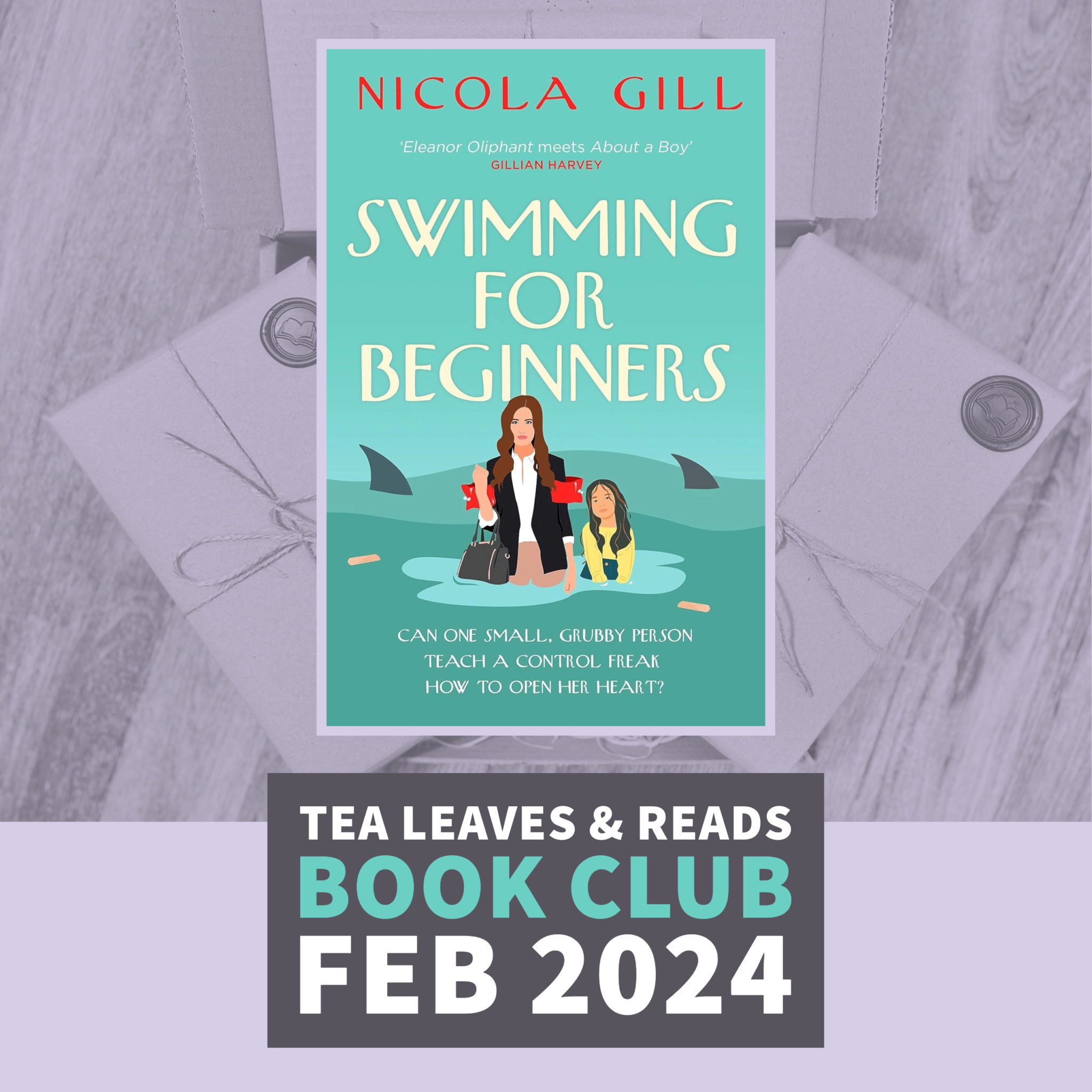 February 2024 Book Club Swimming for Beginners by Nicola Gill (Signed