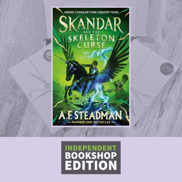 Skandar and the Skeleton Curse by A.F. Steadman - (Independent Bookshop Exclusive Edition)