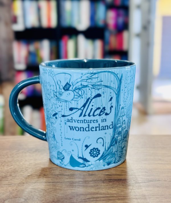 Ceramic Mug Alice in Wonderland - Blue